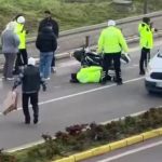 Kocaeli’de kaçmaya çalışırken polise çarptı