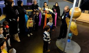 Lokomotif Çocuk Köyü’nün minikleri bilimin izinde