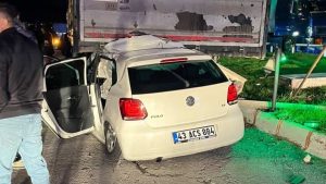 Manisa’da trafik kazası: 1 ölü, 2 yaralı