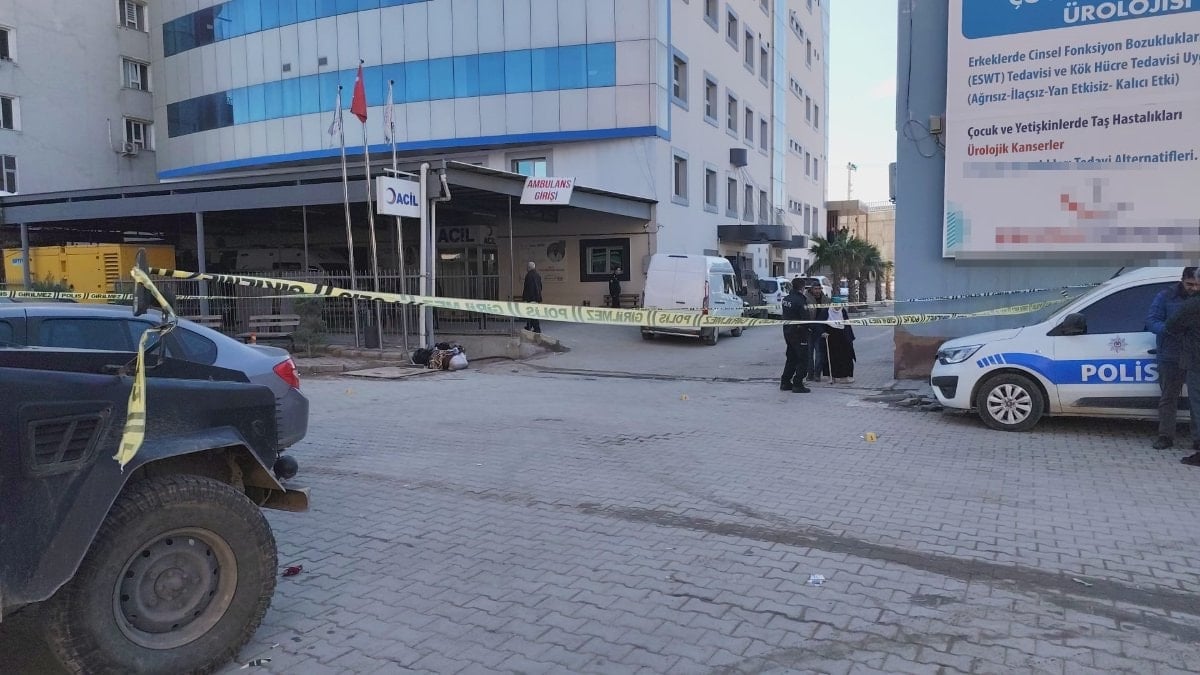 Mardin’de hastane önünde silahlı kavga