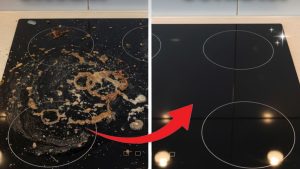 Meğer çözümü bu kadar basitmiş! Seramik ocakları ayna gibi parlatan 3 yöntem