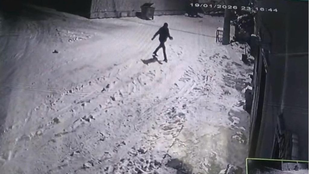 Nevşehir’de bir vatandaş bahçesine giren kurtları sıcak suyla püskürttü