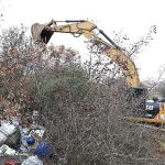 Nilüfer Belediyesi Balkan Mahallesi’nde kaçak barakaları yıktı