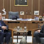 Ömer Bolat, KKTC’de Cumhurbaşkanı Tufan Erhürman ile görüştü