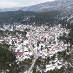 Osmaniye Amanos Dağları’nda büyüleyen kar manzarası