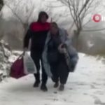 Osmaniye’de kar engeline itfaiye müdahalesi