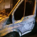 Osmaniye’de mandalina yüklü kamyonette yangın