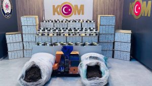 Samsun’da 130 kilo kaçak tütün ele geçirildi
