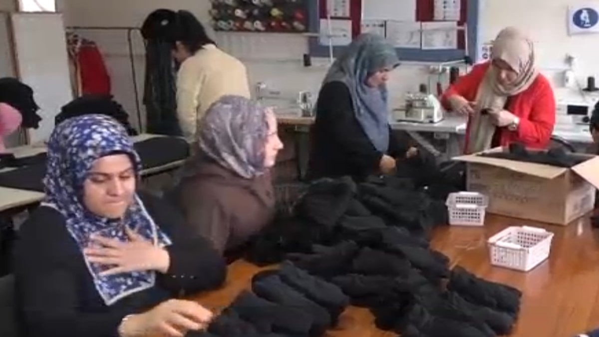 Samsun’da kursiyerlerden Gazze’ye umut eli