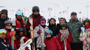 Şehit çocukları, Erciyes’te kayak yaptı