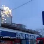 Tekirdağ’da elektrik telleri alev aldı