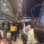 Trabzon Otogarı’nda otobüs, önce çocuğa sonra da perona çarptı