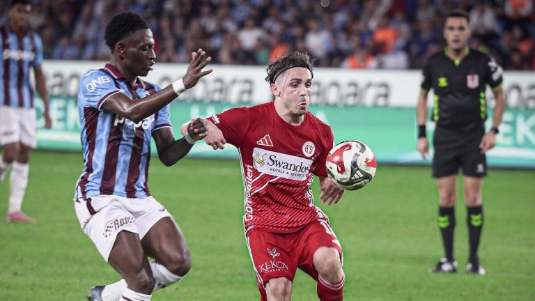 Trabzonspor ile Antalyaspor ligde 60. randevuda
