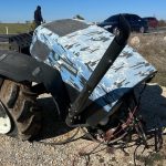 Uşak’ta kamyonetle çarpışan traktör ikiye bölündü