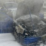 Uşak’ta seyir halindeki otomobilden alevler yükseldi