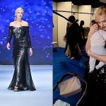 Wilma Elles Defilede Göz Kamaştırdı, Kuliste Oğlunu Uyuttu