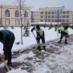 Yaya Güvenliği İçin Kar Küreme ve Tuzlama Seferberliği Devam Ediyor