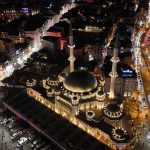 Yeni yıla saatler kala Taksim Meydanı doldu: Yoğunluk havadan görüntülendi