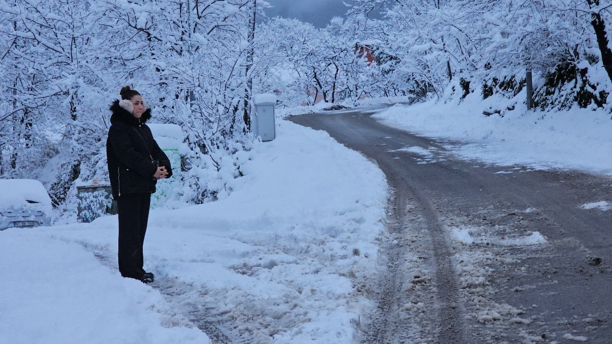 Zonguldak kar altında