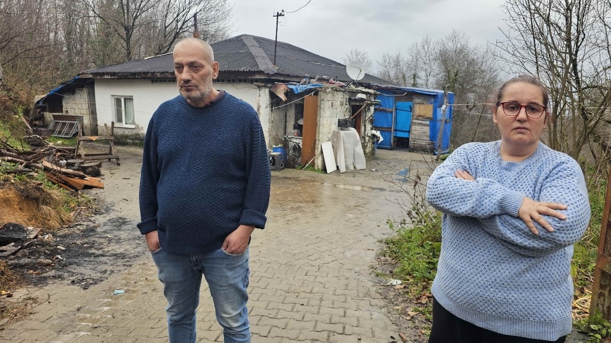 Zonguldak’ta şizofren hastası eşi ve iki çocuğuyla yaşam mücadelesi veriyor