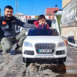 Adana’da çekici üzerinde gelen doğum günü hediyesi