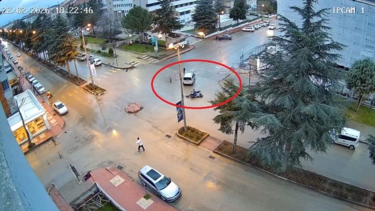Amasya’da motosiklet kazası: 2 yaralı
