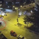 Amasya’da motosikletin otomobile çarptığı kaza kameraya yansıdı