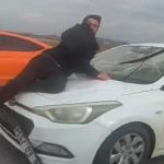 Ankara’da trafik tartışmasında kaputta sürüklenen sürücü yaşadıklarını anlattı