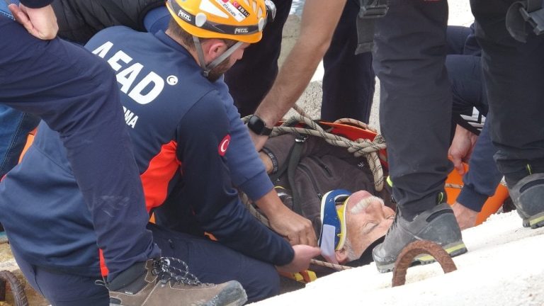 Antalya’da balık tutmak isterken ölümden döndü