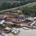 Antalya’da hortum sonrası enkaz kaldırılıyor