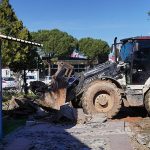 Ayvalık Deniz Hudut Kapısı Önünde Meydan Düzenlemesi Başlatıldı