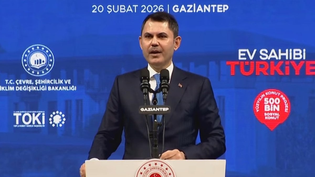 Bakan Murat Kurum’dan Gaziantep’te açıklamalar