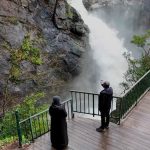 Balıkesir Sütüven Şelalesi yağışlarla birlikte Niagara’yı aratmadı