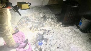 Bartın’da sobadan çıkan kıvılcımlar yangına neden oldu