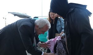 Başkan Şadi Özdemir “Anne Taksi”nin direksiyonuna geçti