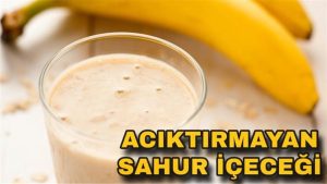 Bu içecek tam sahurluk! Hem diyet, hem tok tutuyor…