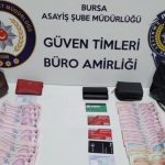 Bursa’da bebek arabasından çanta çalan şahıs yakalandı