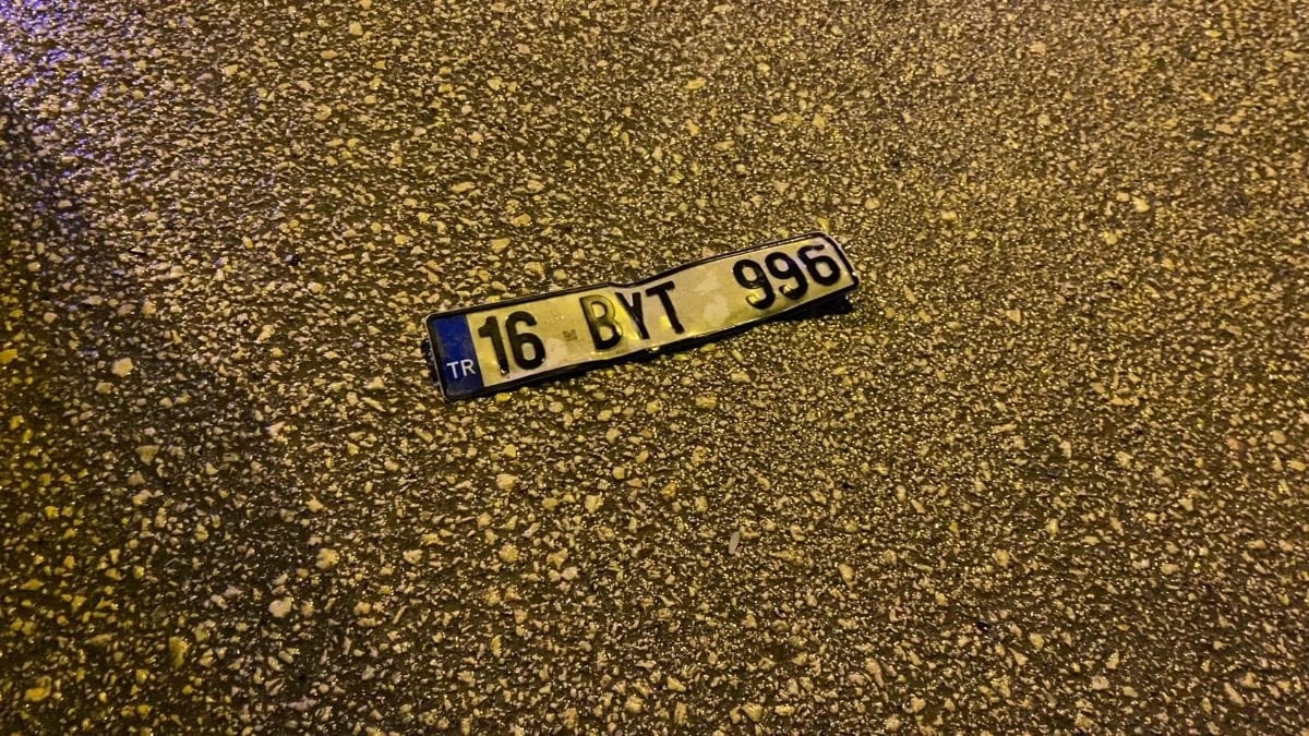 Bursa’da çarpıp kaçan sürücüyü düşürdüğü plaka ele verdi