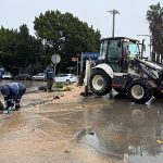 Büyükşehir ekipleri şiddetli yağışa karşı teyakkuz halinde