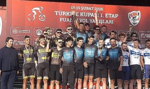 Büyükşehirli Bisikletçiler Türkiye Kupası 1. Etap Puanlı Yol Yarışlarında İkinci Oldu