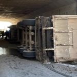 Çankırı’da tır devrildi: 4 yaralı