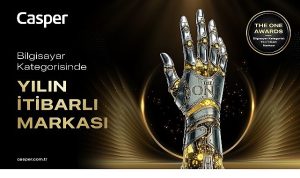 Casper The One Awards’ta Bilgisayar Kategorisinde “Yılın İtibarlı Markası” Seçildi