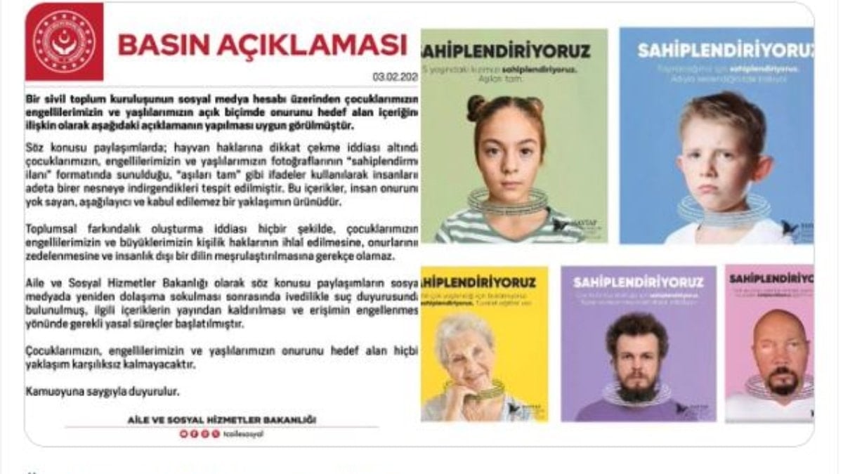 Çocuk ve engellilerin kullanıldığı ‘hayvan hakkı’ paylaşımlarına suç duyurusu