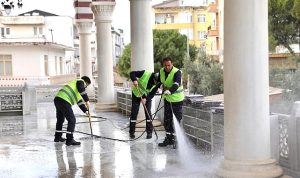 Didim’deki Camilerde Ramazan Öncesi Temizlik Çalışmaları Yoğunlaştırıldı