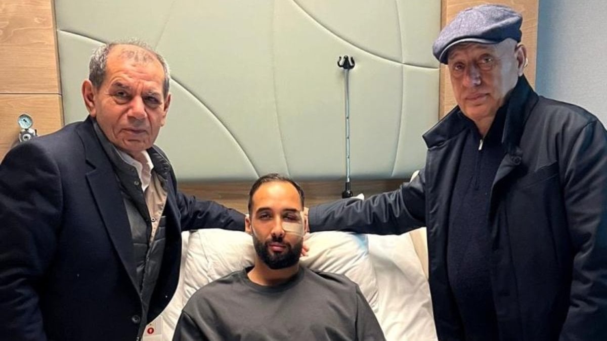 Dursun Özbek, İsa Doğan’ı hastanede ziyaret etti