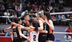 Eczacıbaşı Dynavit, Aras Kargo’ya konuk oldu