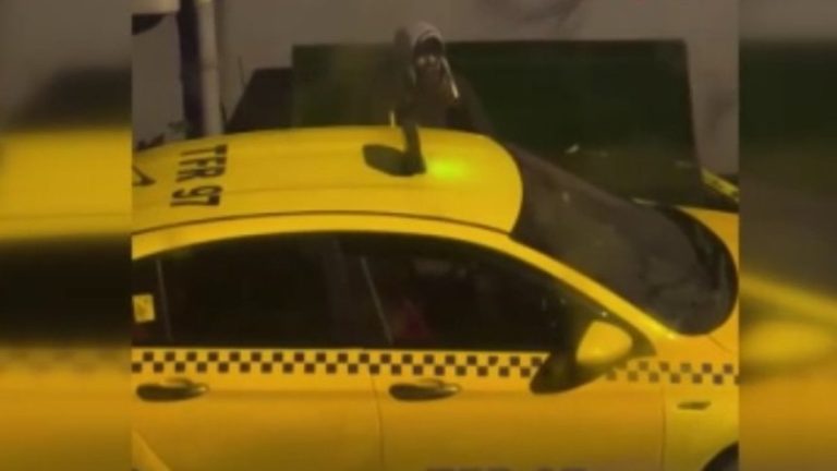 Esenyurt’ta taksi hırsızına mahalleli müdahalesi