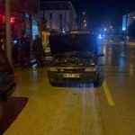 Eskişehir’de motoru alev alan araç kullanılamaz hale geldi