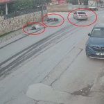 Hatay’da feci kaza: Motosiklet sürücüsü metrelerce savruldu
