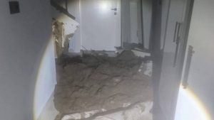 Hatay’da sağanak sonrası heyelan